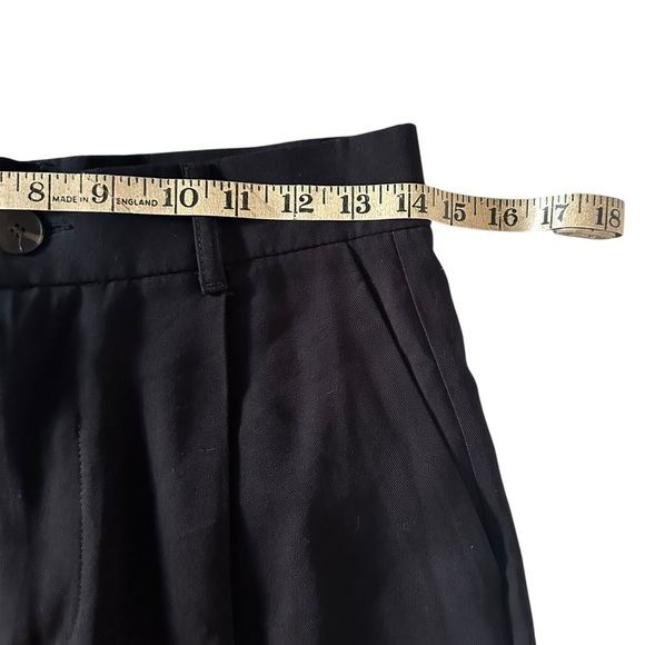 NWT ZARA WIDE LEG VISCOSE BLEND LIGHTWEIGHT BLACK PANTS SIZE SMALL - Picture 10 of 13